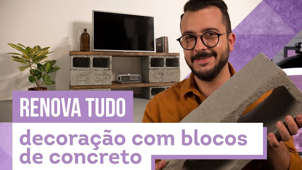 Decoração com blocos de concreto - Dicas com Paulo Biacchi - CASA DE VERDADE