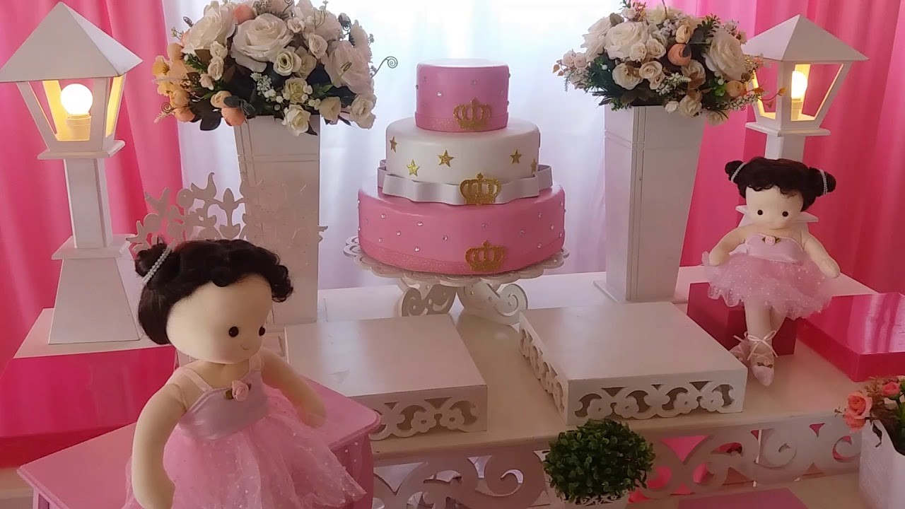 Decoração Festa Tema Bailarinas e ursas