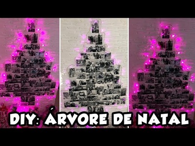 DIY : Árvore de Natal de Fotos