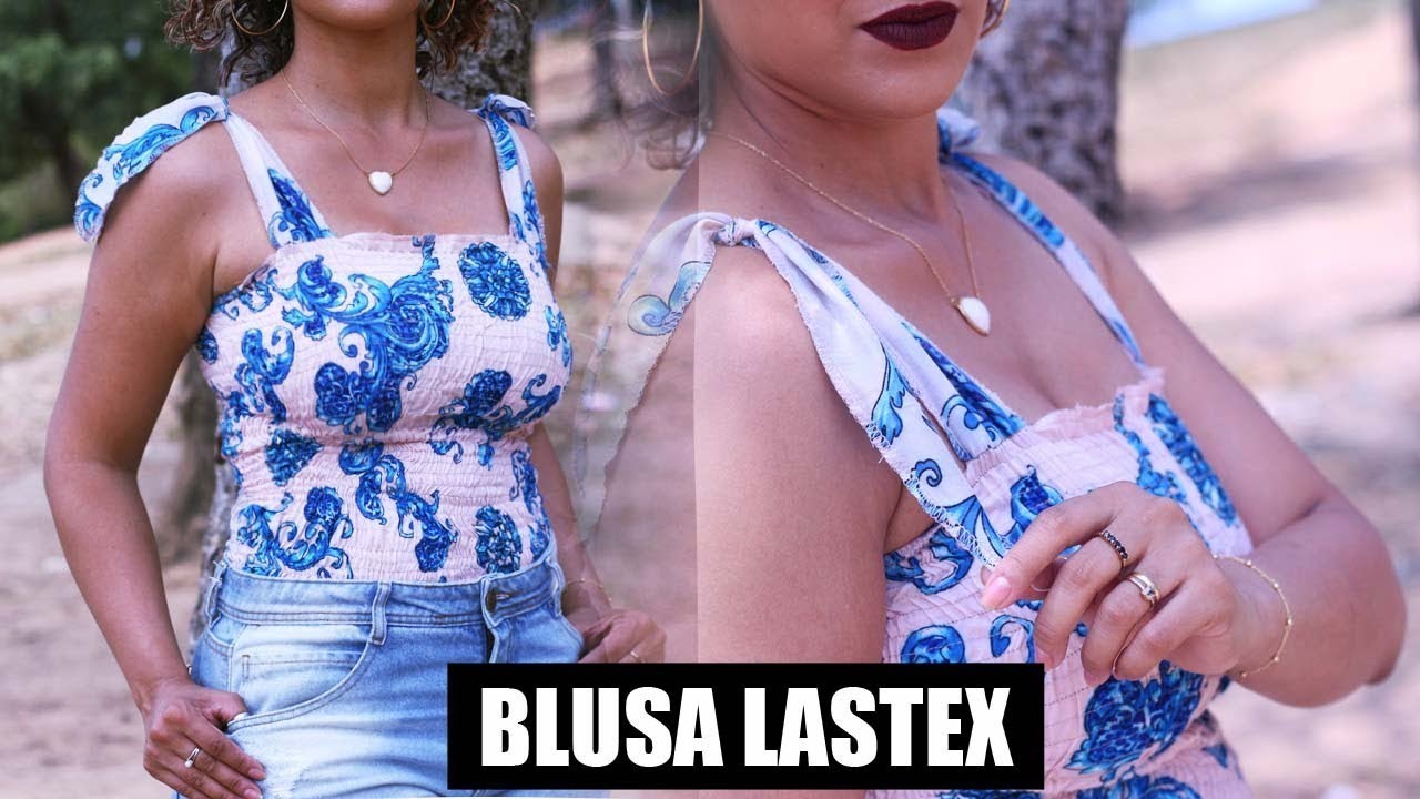 DIY-BLUSA LASTEX MUITO FÁCIL|DAYSE COSTA