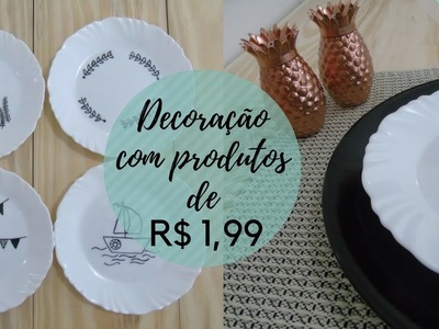 DIY - Decoração Com Produtos de R$1,99 | Faz Aí #2