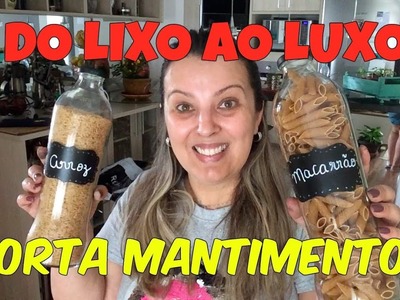 DIY DO LIXO AO LUXO PORTA MANTIMENTOS. DIARIO DA VAL