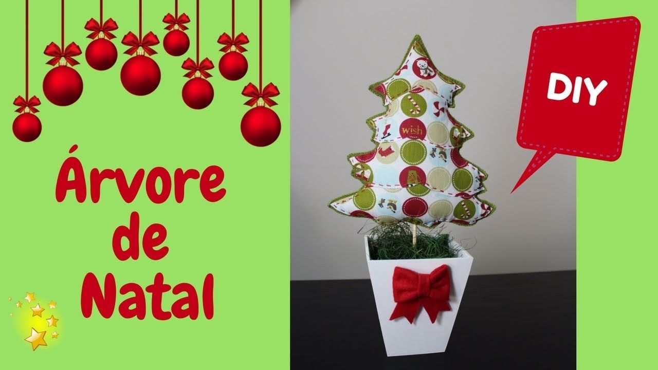 DIY - ENFEITE DE NATAL #3 - ÁRVORE DE NATAL - PASSO A PASSO - Artes Edi e Heô