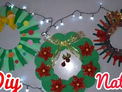 DIY ESPECIAL DE NATAL. GUIRLANDAS DE NATAL. #RECICLANDO
