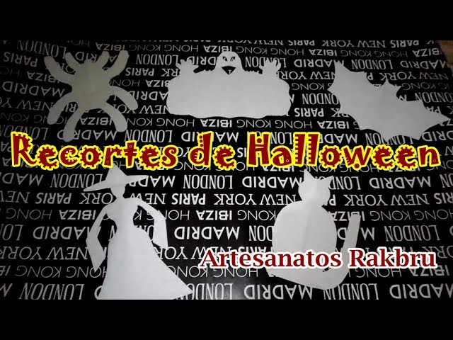 DIY - FAÇA VOCÊ MESMA - Recortes de Halloween - Moldes Para decoração!