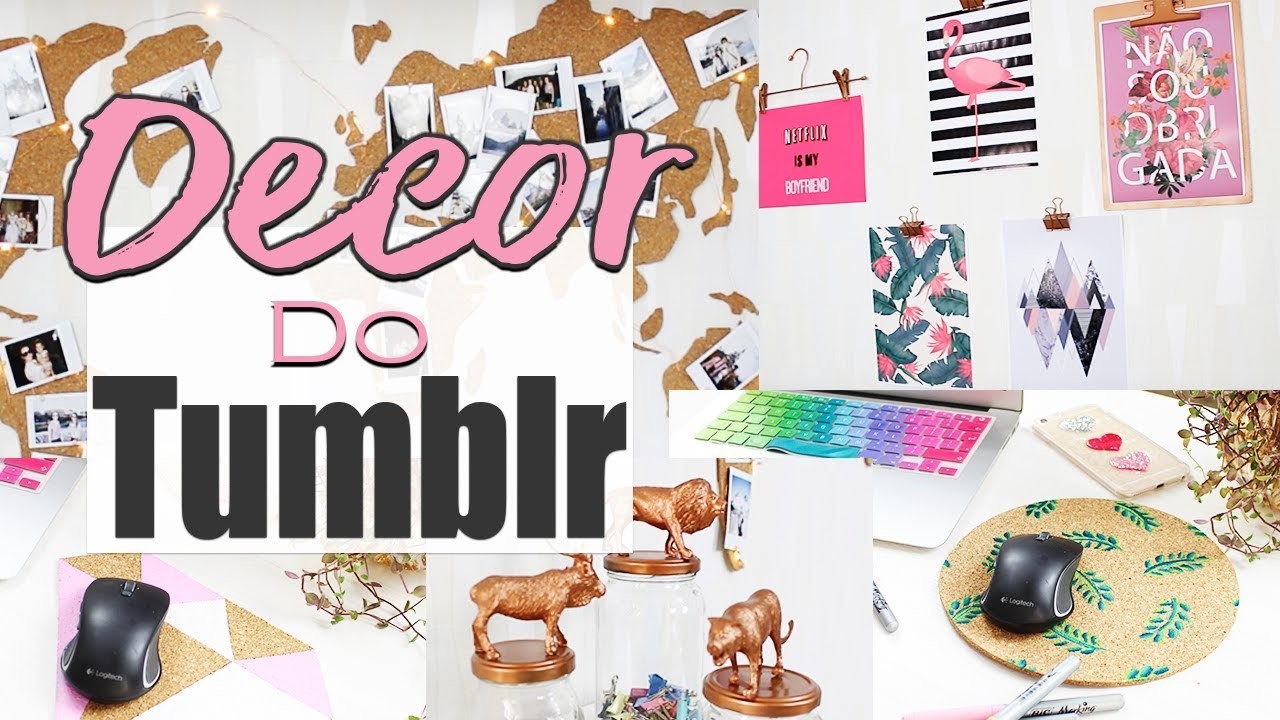DIYs Decoração do Tumblr e Pinterest!! | Carol e Thaís