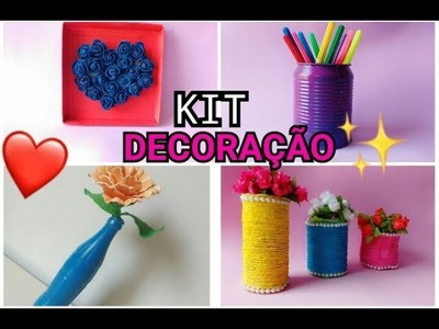 KIT DE DECORAÇÃO CASEIRA !! #1 | vicky.com