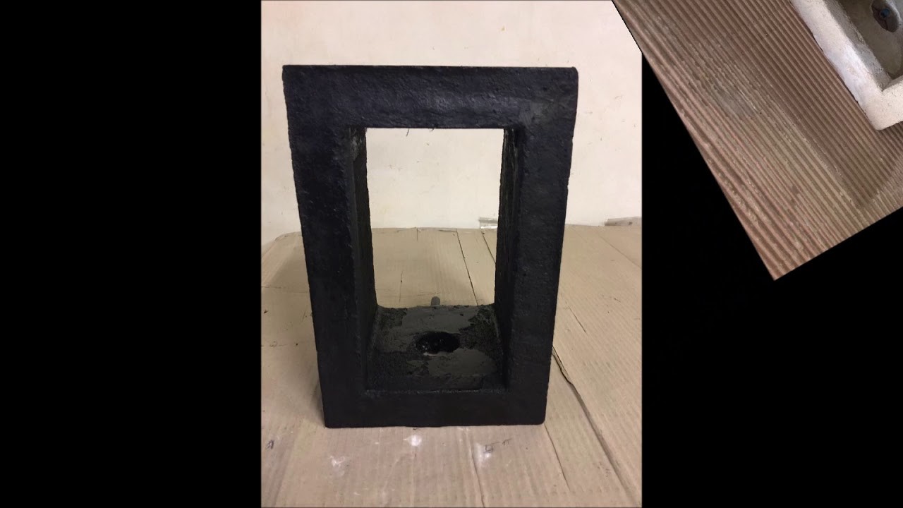 Luminária de concreto - Processo de construção e instalação elétrica