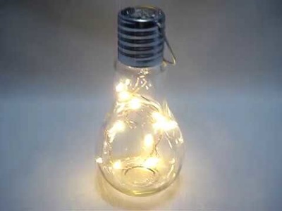Luminária Lâmpada fio de LED