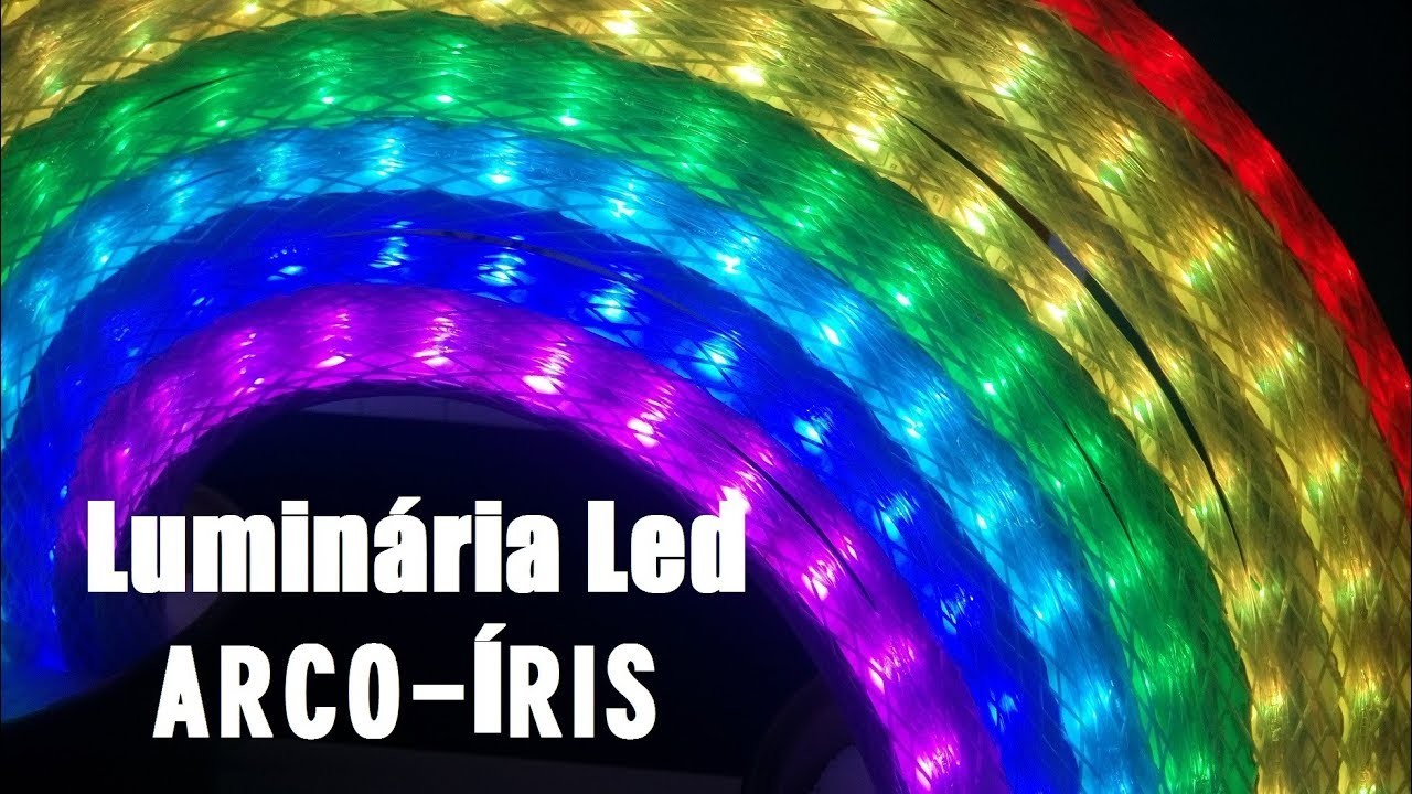 Luminária Led Arco-íris  by  Miz Design