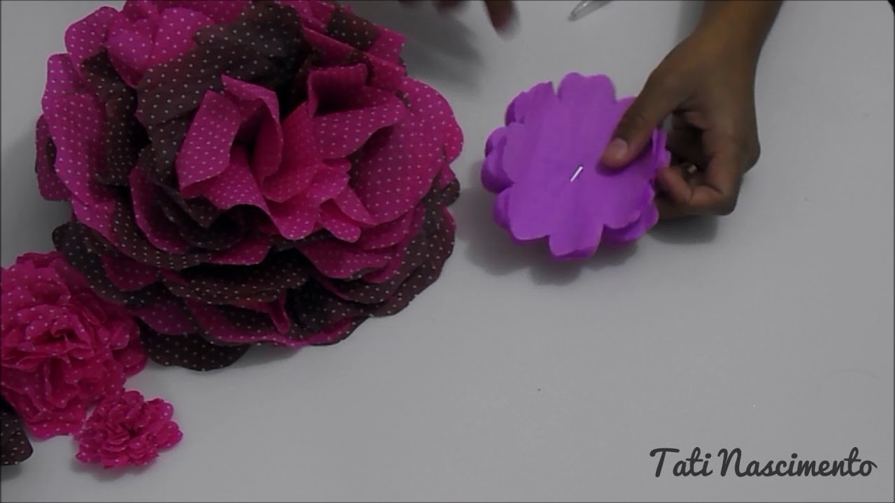 Pompom de Papel Crepom