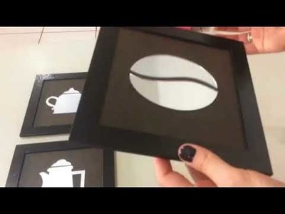 Quadro Café decoração Espelho