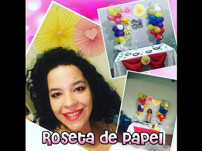 Roseta Papel - Decoração