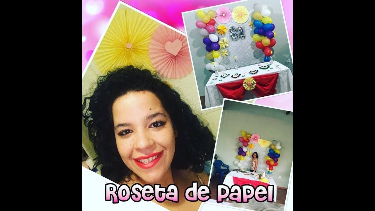 Roseta Papel - Decoração