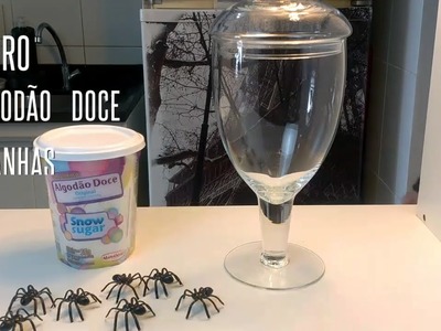 Teia Doce de Aranhas - ideias de decoração para o Halloween