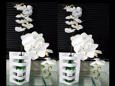 Como fazer um arranjo de flores - Artesanato com flores - Pinterest