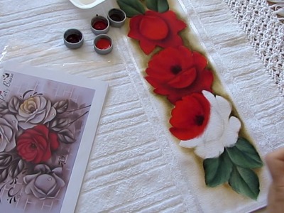 Dicas para pintar Rosas Vermelhas Paty Buoso