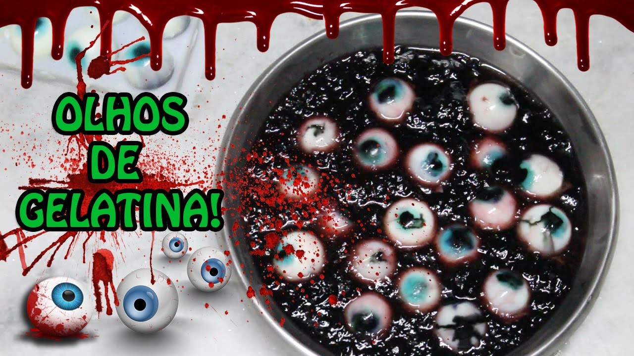 OLHOS de GELATINA! - Hey Rafael Halloween!