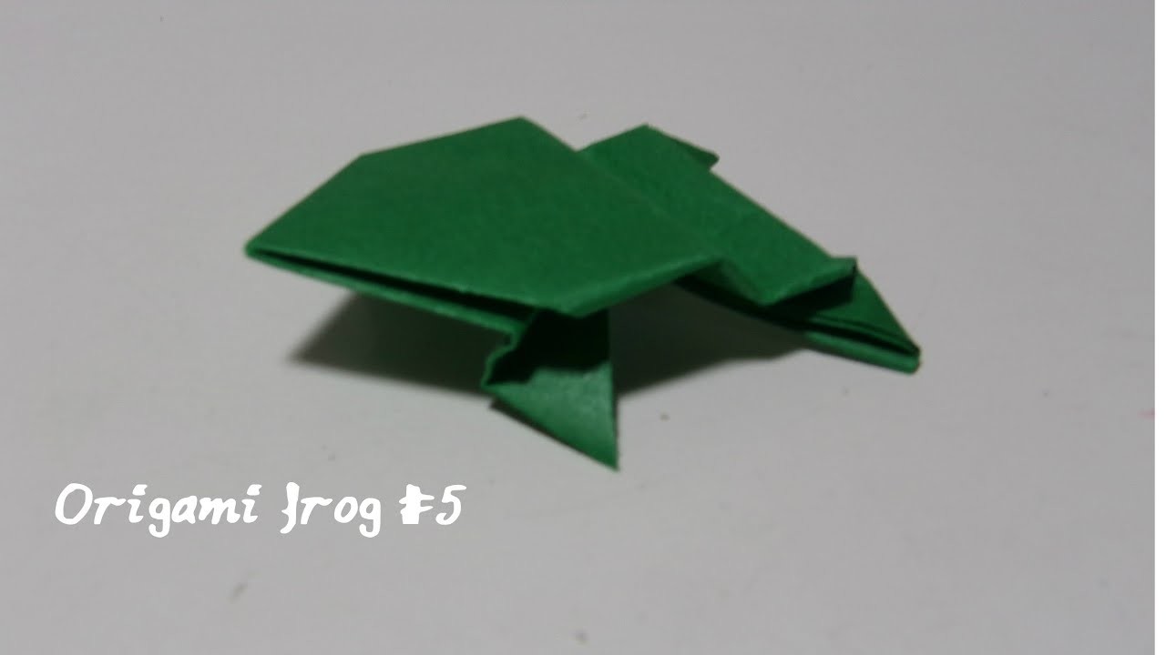 Origami Sapo que Pula  #7 [Origamis Fáceis]