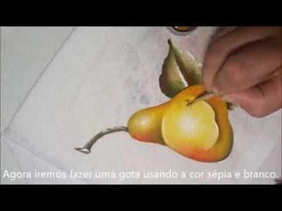 Pintando Pêra  -  DIY  Painting Pear