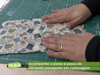 Porta Passaporte Cartonagem por Andresa Guilherme - 22.06.2017 - Mulher.com - P1.2