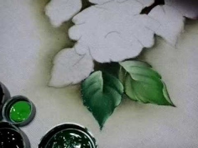 Solene Fernandes pintura de folhas e gotas d'aguá