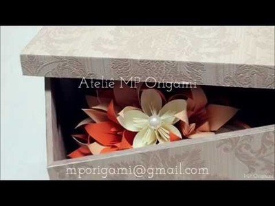 Buquê de noiva origami lirio e sakura - Ateliê MP Origami