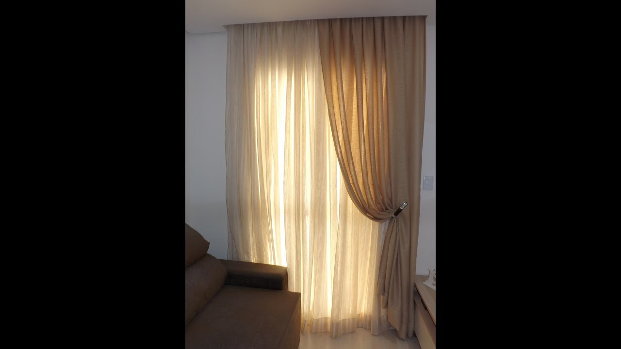 Como fazer cortina para sala