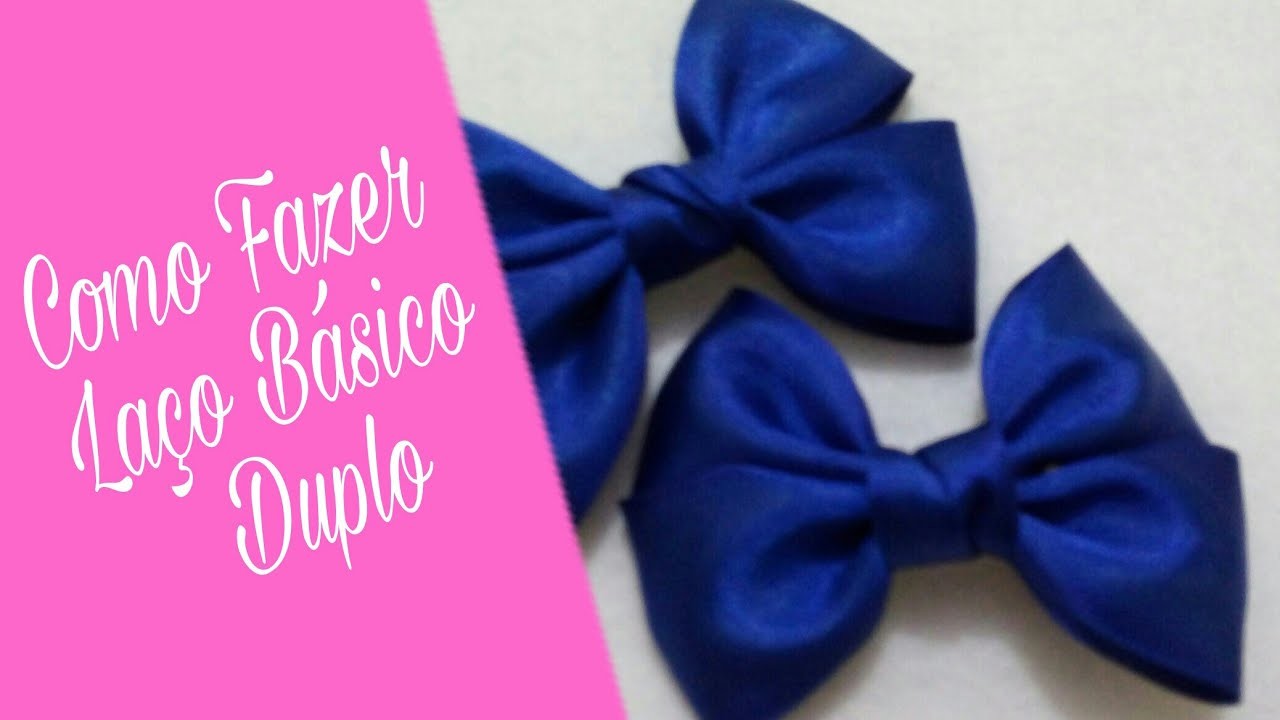 Como Fazer Laço Básico Duplo
