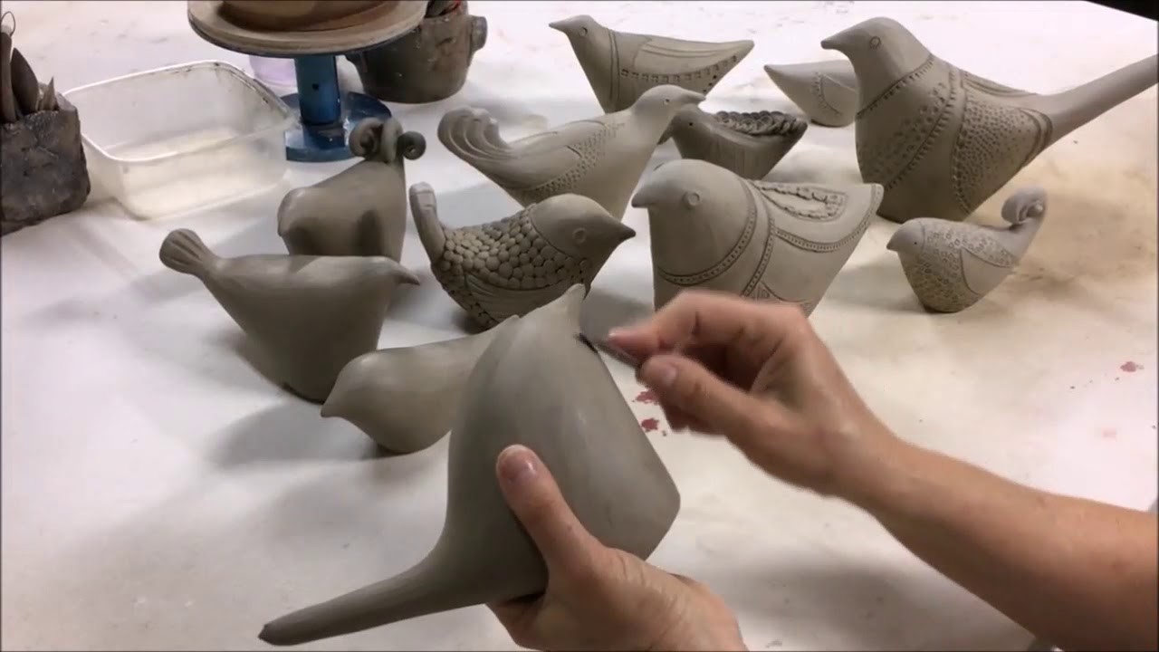 Como modelar passarinhos em argila