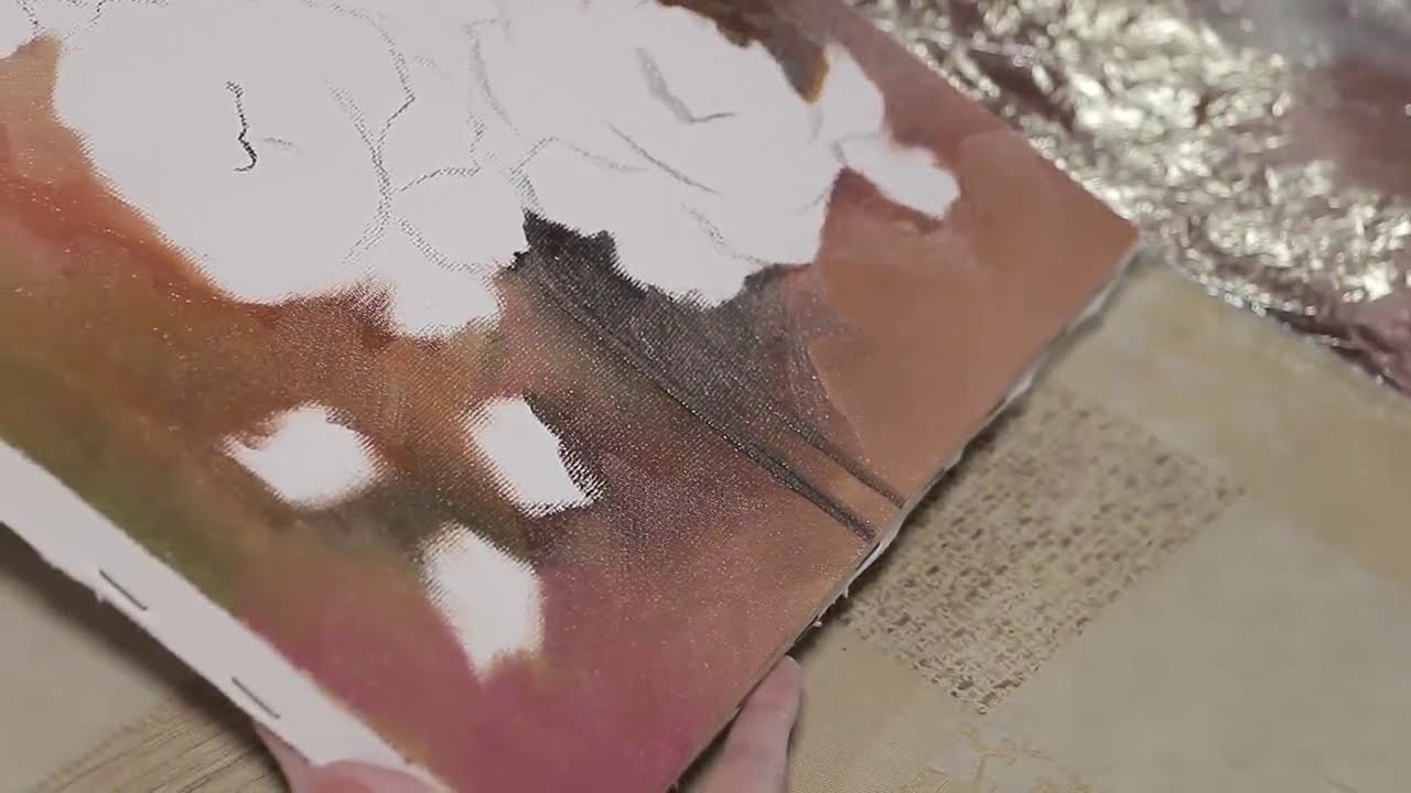 Como pintar rosas em óleo sobre tela"técnicas" com Ediana Brollezzi
