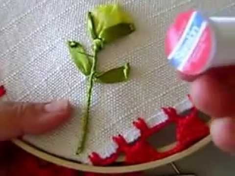 FLOR EN LISTON AMARILLA