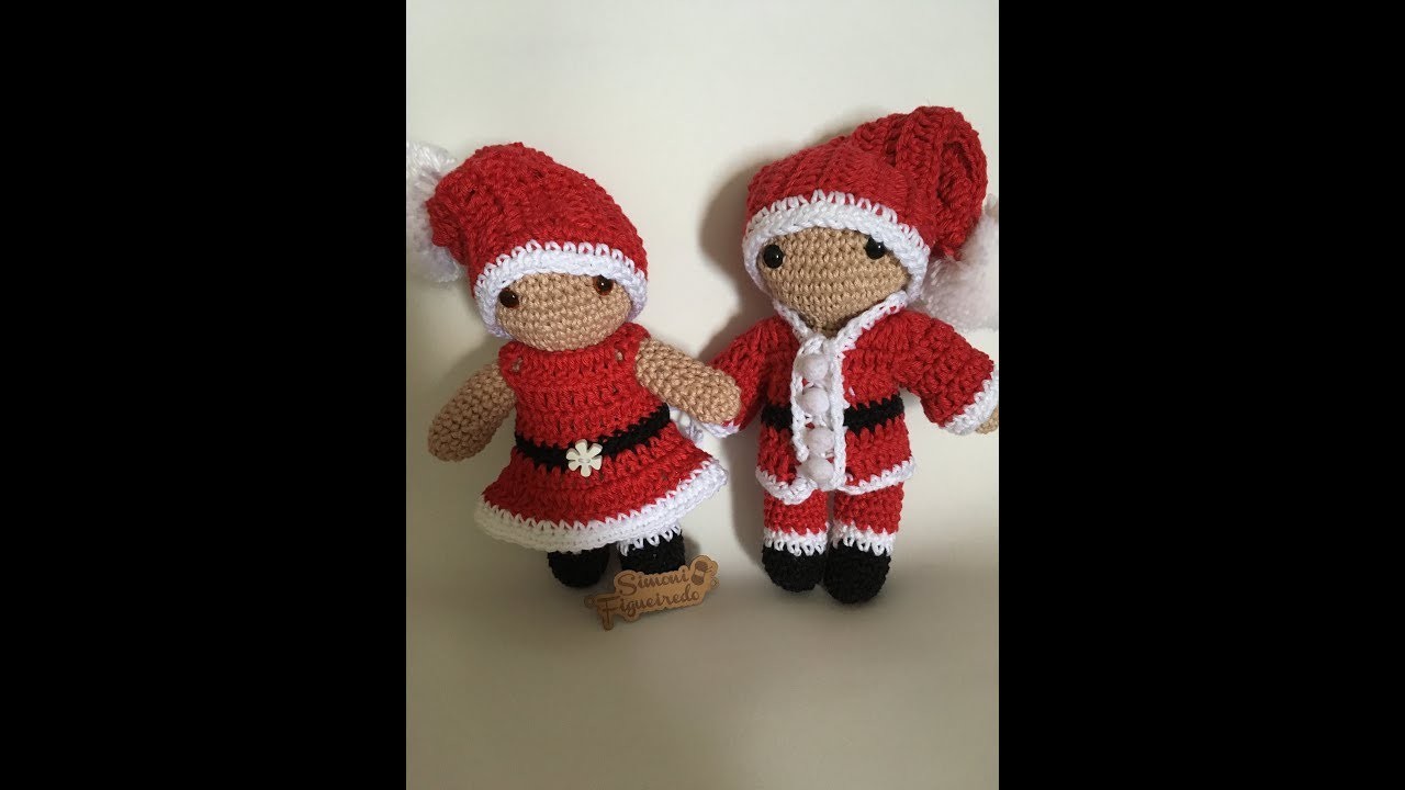 Mamae Noel em amigurumi