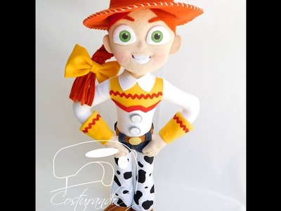 Passo a Passo - Persongem Jessie - Toy Story - Zilma Rocha