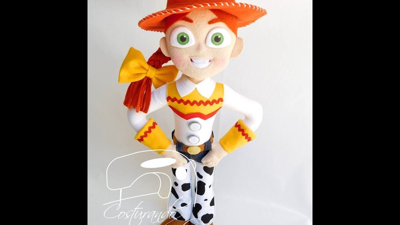 Passo a Passo - Persongem Jessie - Toy Story - Zilma Rocha