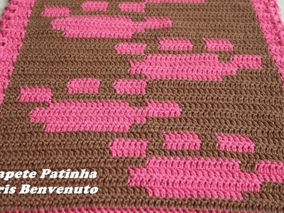 Tapete Patinha em fio conduzido - Cris Benvenuto
