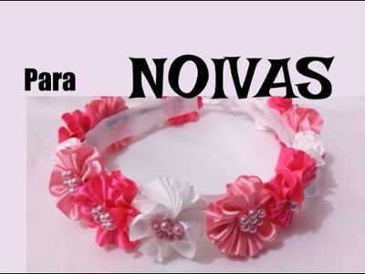 TIARA para NOIVAS - passo a passo