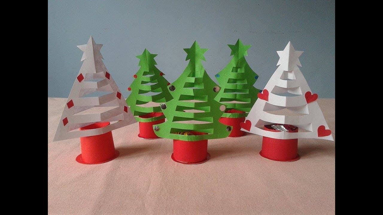 Árvore de Natal em Papel Para Decoração de Natal!