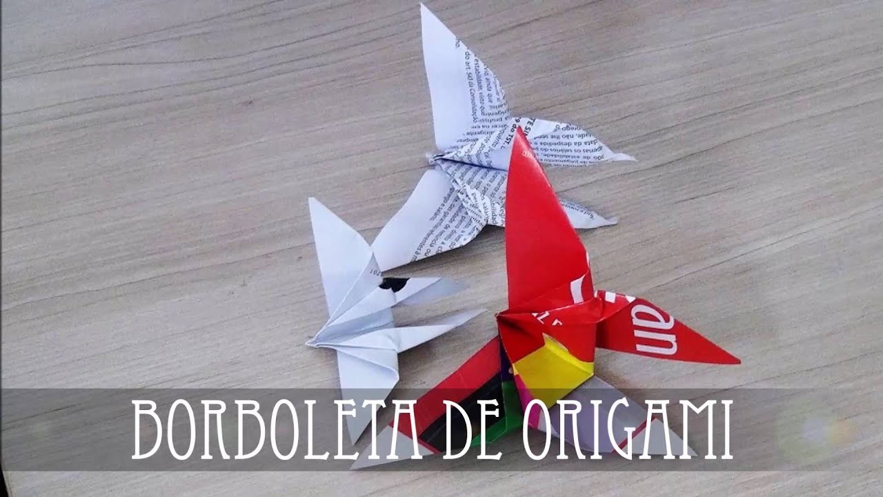 Borboleta de Origami