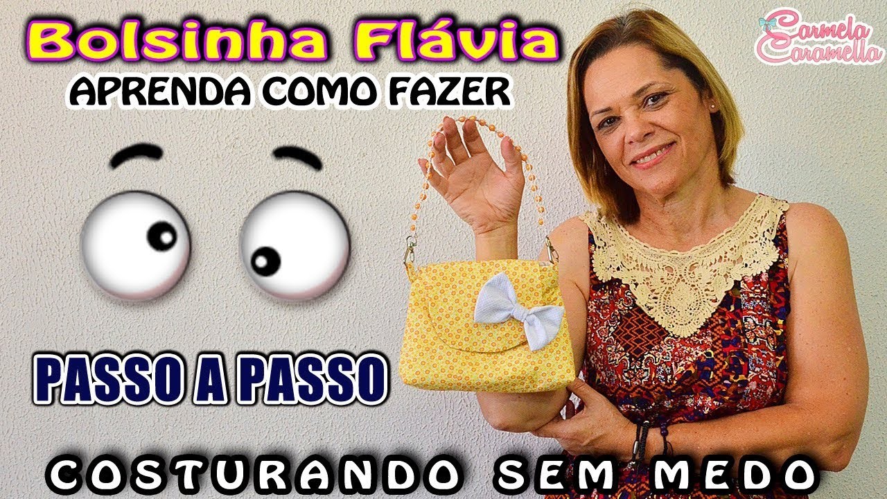 Costurando sem medo - Bolsa Flávia