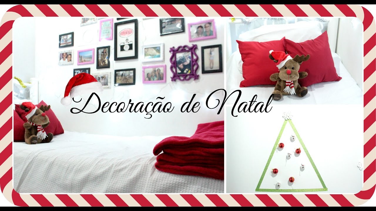 DECORAÇÃO DE NATAL PARA O QUARTO