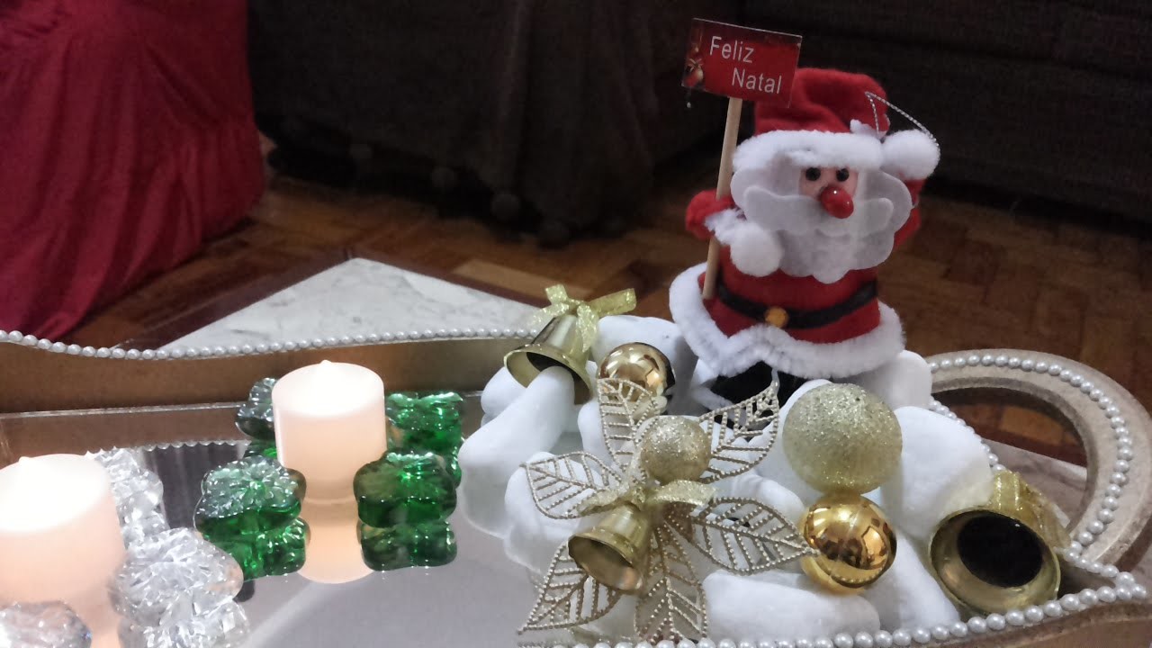 Decoração de natal + decoração do aparador e balaústre