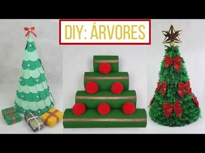 Diy árvores de natal (4 modelos) com materiais recicláveis e baratinhos. Por Pricity