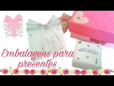 Diys - 3 opções de embalagens para presente | Especial natal