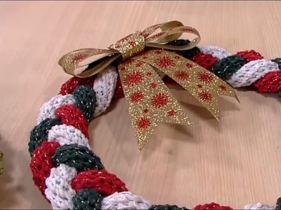 Guirlanda de Crochê para Natal por Marcelo Nunes - Programa Mulher.com