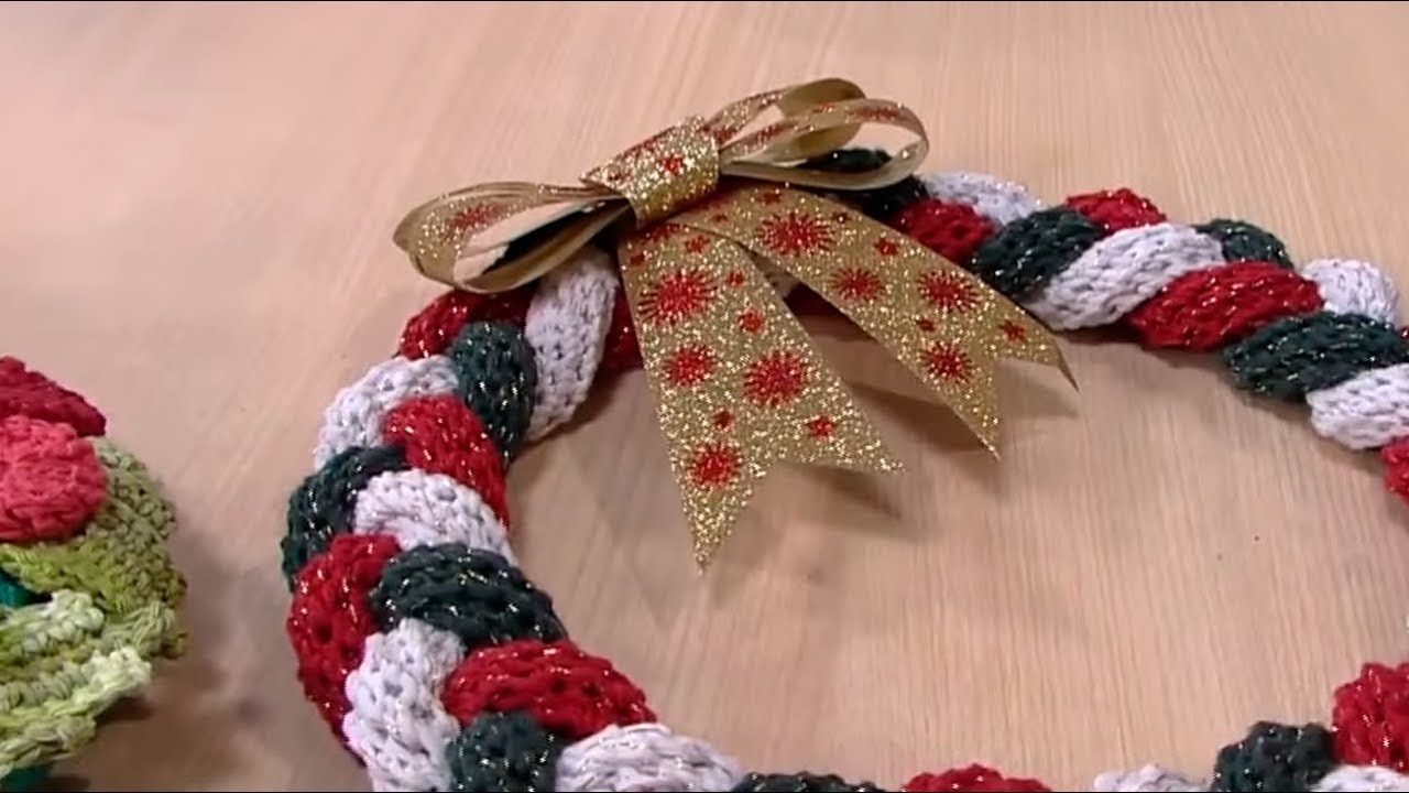 Guirlanda de Crochê para Natal por Marcelo Nunes - Programa Mulher.com