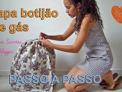 Capa botijão de gás Alana Santos Blogger