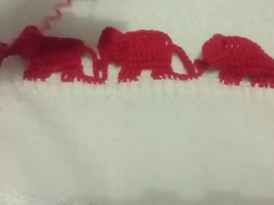 Como fazer barrado de crochê elefante - 1