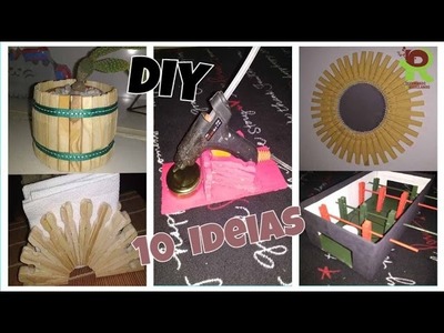DIY :: 10 Ideias Usando Pregador de Roupa ft. Tay Clemente