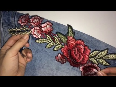 DIY - Calça com Flores